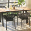 CDT10305-ID 1.8m Charcoal Outdoor Dining Table - Natural
