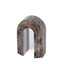CAC10697-KM Marble  Arch Vase - Dark Coffee