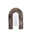 CAC10697-KM Marble  Arch Vase - Dark Coffee