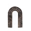 CAC10697-KM Marble  Arch Vase - Dark Coffee