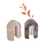 CAC10697-KM Marble  Arch Vase - Dark Coffee