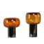 CAC10701-KM Amber Large Glass Vase - Brown