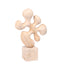 CAC10705-KM Geometric  Marble Sculpture - Beige