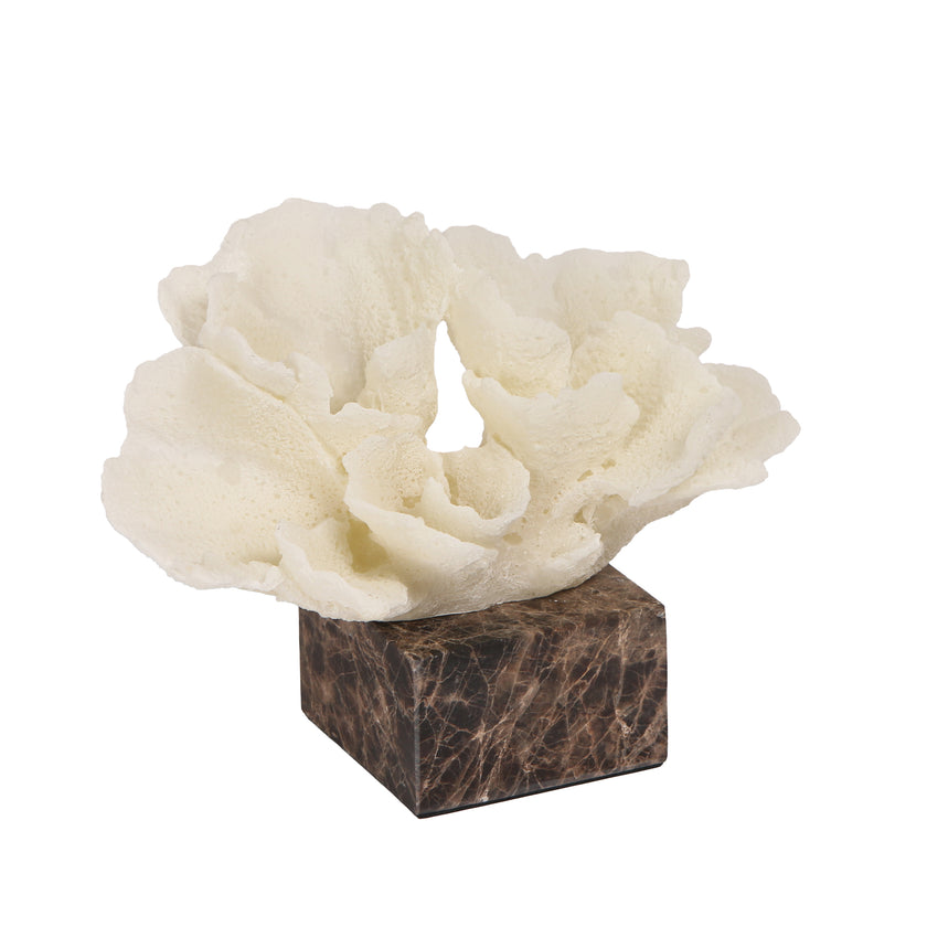 CAC10709-KM Coral Marble Sculpture - Beige