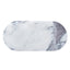 CAC10710-KM Natural Marble Tray - White
