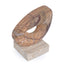 CAC10717-KM Halo Marble Sculpture - Coffee