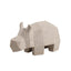 CAC10730-FC Stone Hippo Sculpture