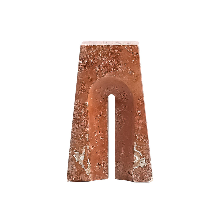 CAC10731-FC Arch Hight Marble Sclupture - Red