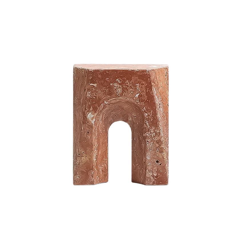 CAC10732-FC Arch Short Marble Sclupture - Red