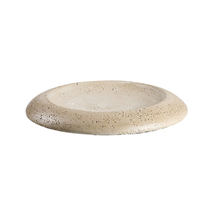 CAC10737-FC Travertine Flying Cake Plate
