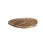 CAC10743-FC Leaf Shaped Marble Plate - Coffee