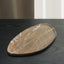 CAC10743-FC Leaf Shaped Marble Plate - Coffee