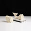 CAC10744-FC Sandstone Whale Bookend - White