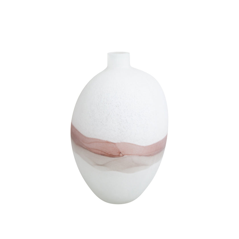 CAC10748-FC Flowing Vase A - White