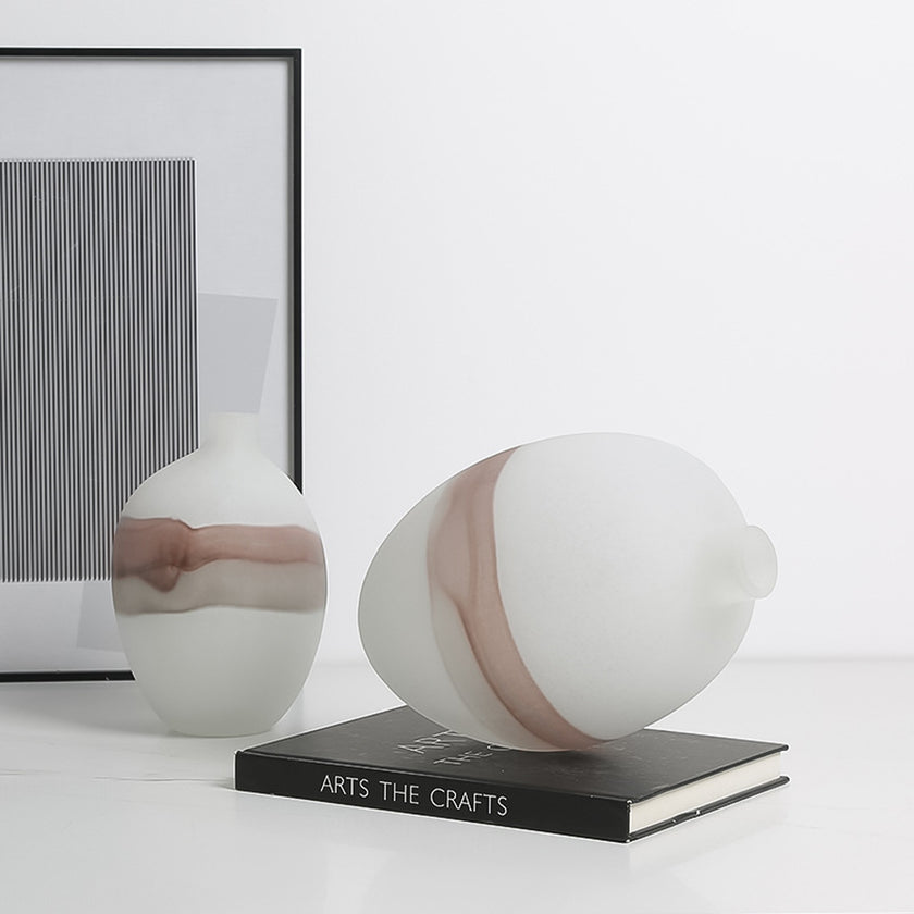 CAC10749-FC Flowing Vase B - White