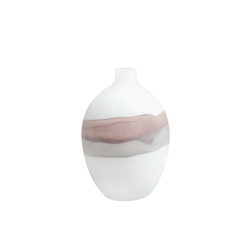 CAC10749-FC Flowing Vase B - White