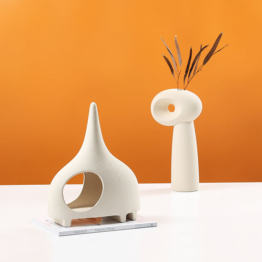 CAC10751-FC Single Eye Ceramic Sclupture