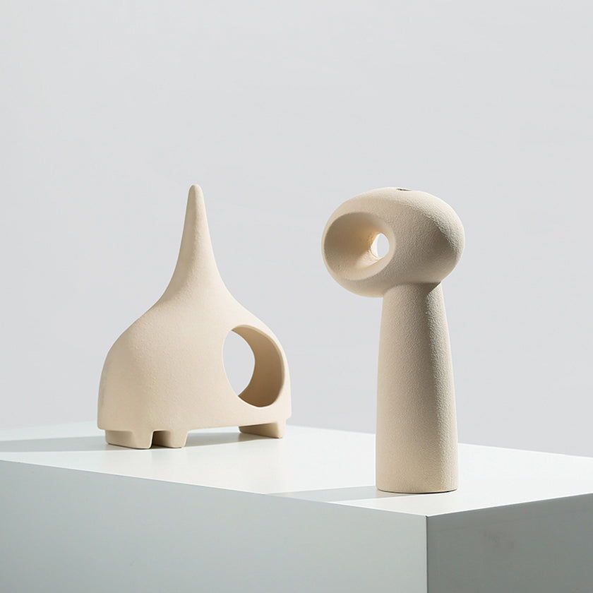 CAC10751-FC Single Eye Ceramic Sclupture
