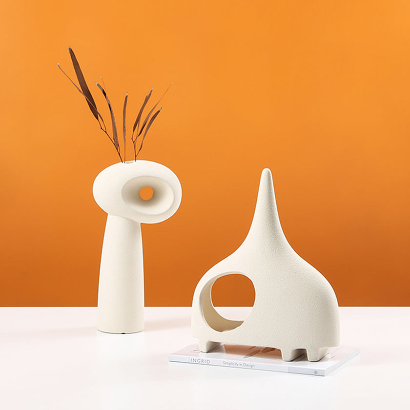CAC10751-FC Single Eye Ceramic Sclupture