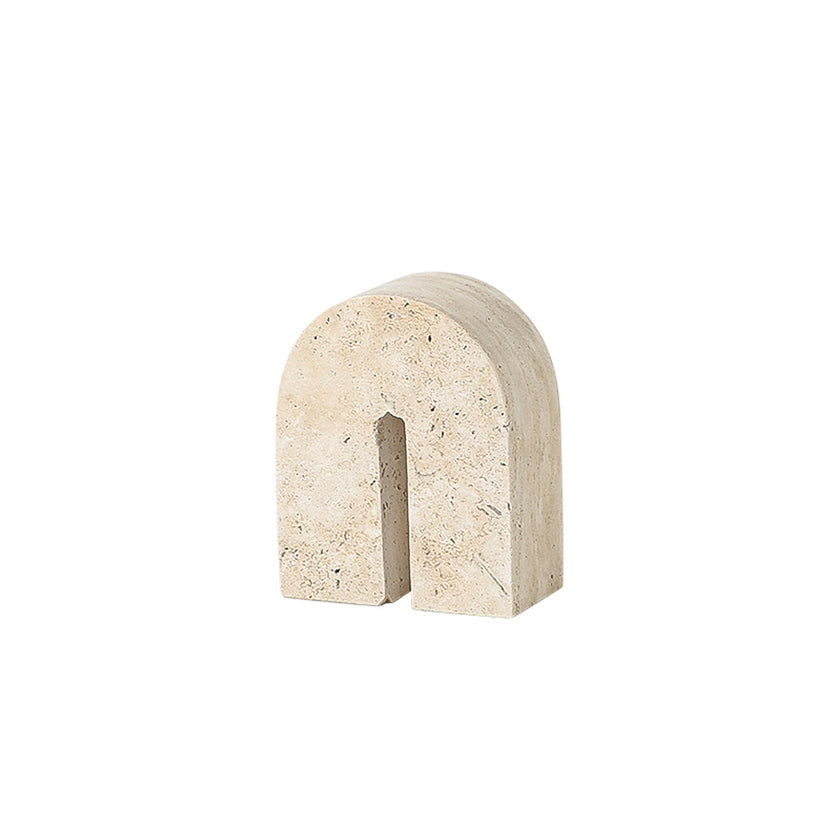 CAC10754-FC Arch Decorative Marble Sclupture B - Yellow