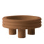 CAC10757-FC Round Hight Plate - Brown