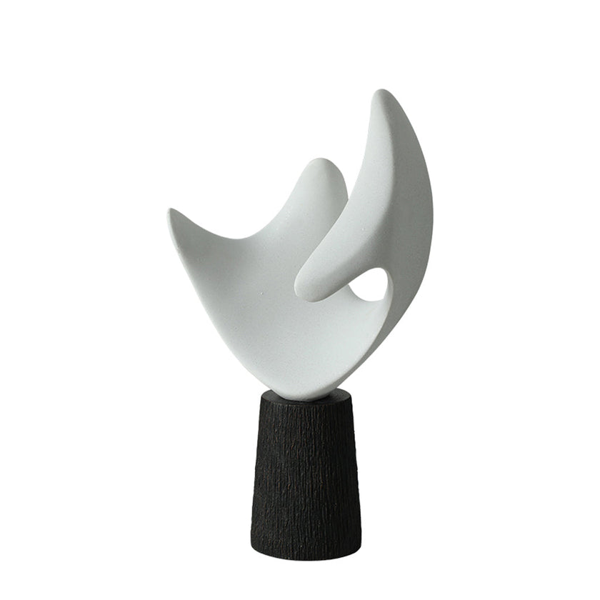 CAC10775-FC Wing Look Sculpture - White