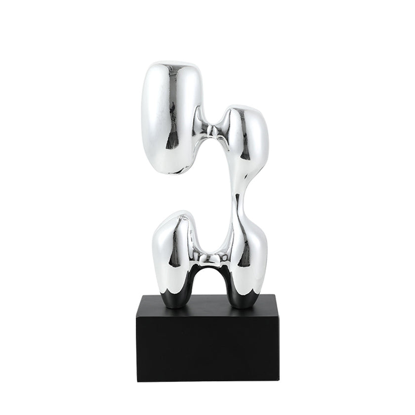 CAC10777-FC Chain Flash Ornament - Silver