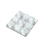 CAC10779-FC Square Crystal Tic Tac Toe