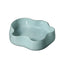 CAC10783-FC Glass Petal Plate A - Blue