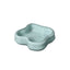CAC10784-FC Glass Petal Plate B - Blue