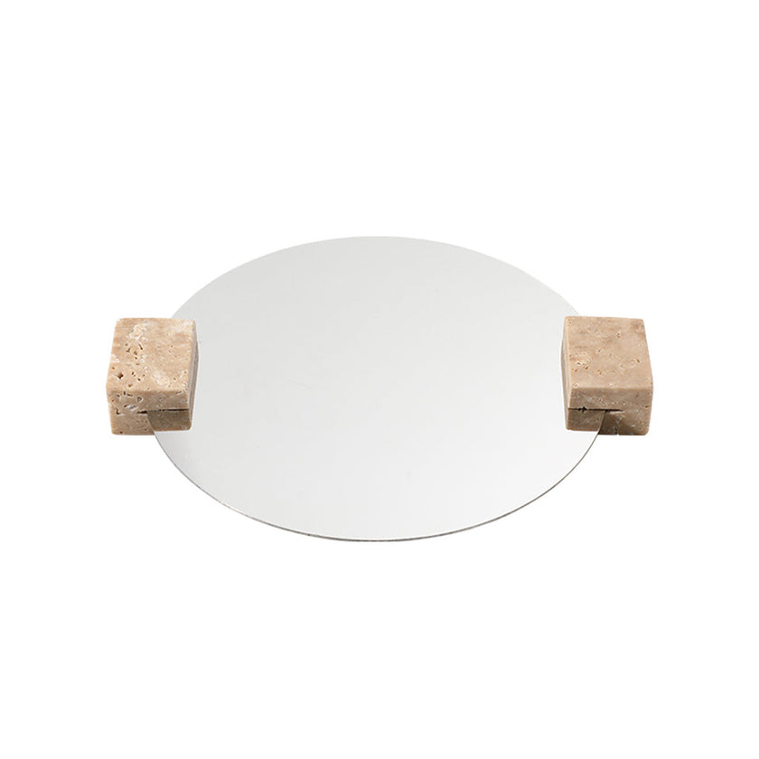 CAC10788-FC Round Mirror Plate