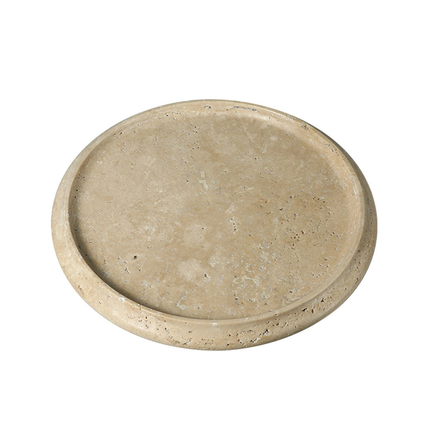 CAC10792-FC Simple Marble Plate - Yellow