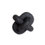CAC10820-FC Three Ring Buckle Ornaments - Black