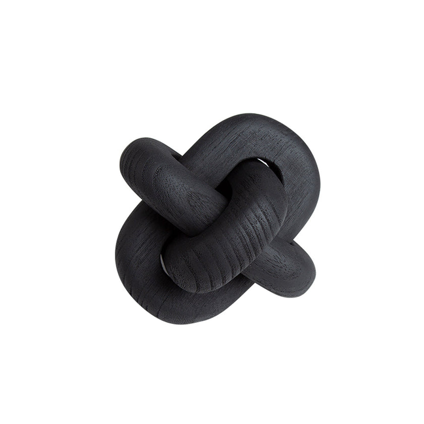 CAC10820-FC Three Ring Buckle Ornaments - Black