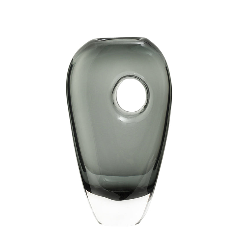 CAC10835-FC Medium Hole Vase A - Grey