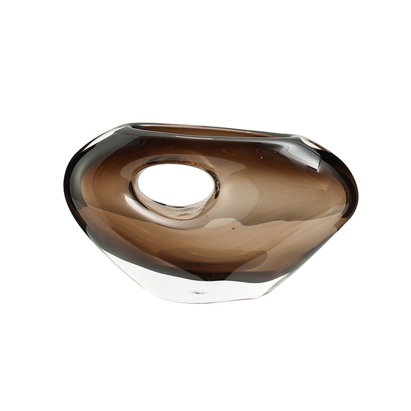 CAC10838-FC Medium Hole Vase B - Brown