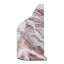 CAC12531-KM Step Marble Sculpture - Red Ochre