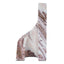 CAC12531-KM Step Marble Sculpture - Red Ochre