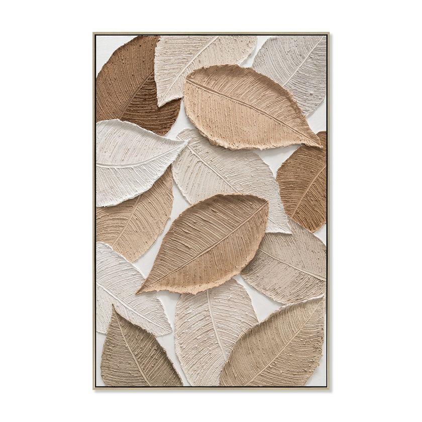 CAR12188-CLO 80 x 120cm Framed Canvas - Natural