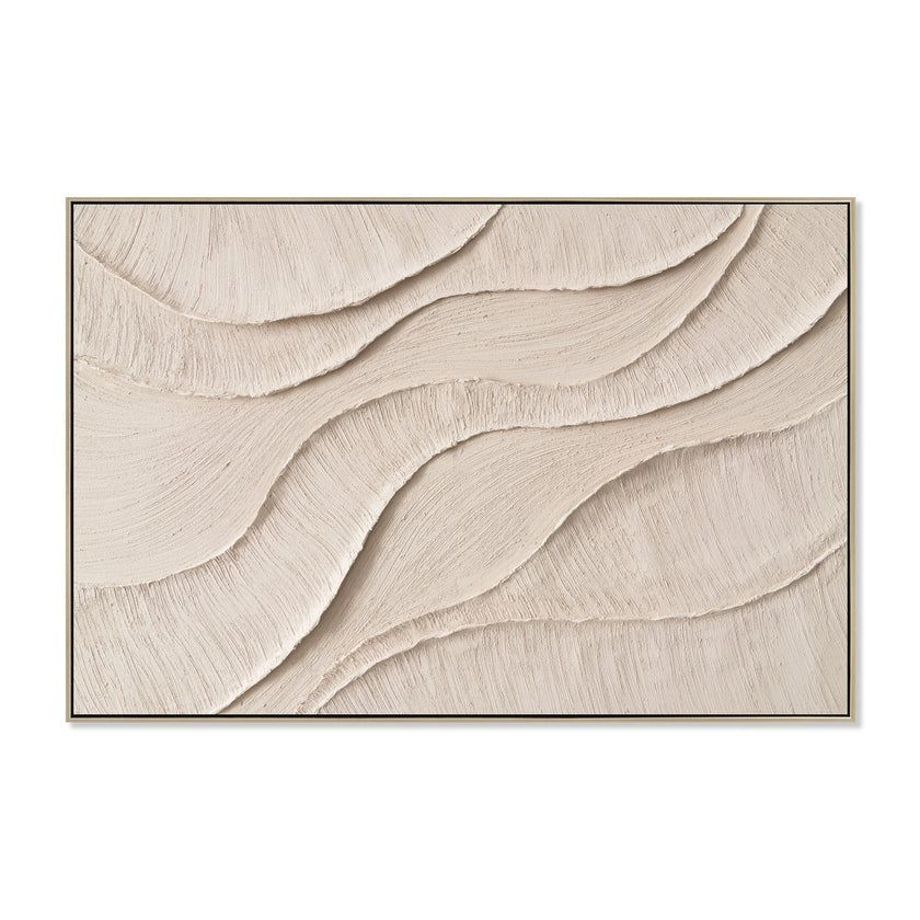 CAR12189-CLO 120 x 80cm Framed Canvas - Natural