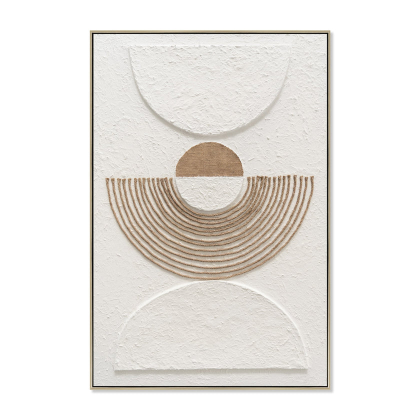 CAR12205-CLO 80 x 120cm Framed Canvas - Natural