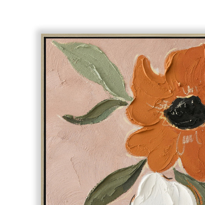 CAR12217-CLO 80 x 100cm Framed Canvas - Natural