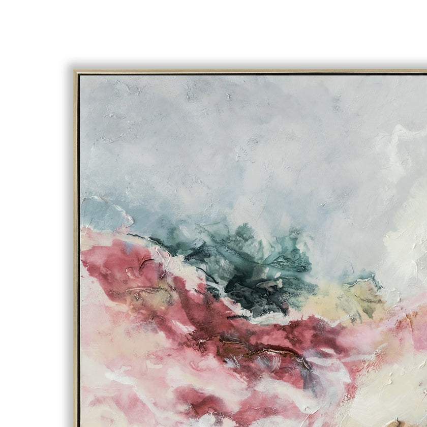 CAR12222-CLO 120 x 80cm Framed Canvas - Natural