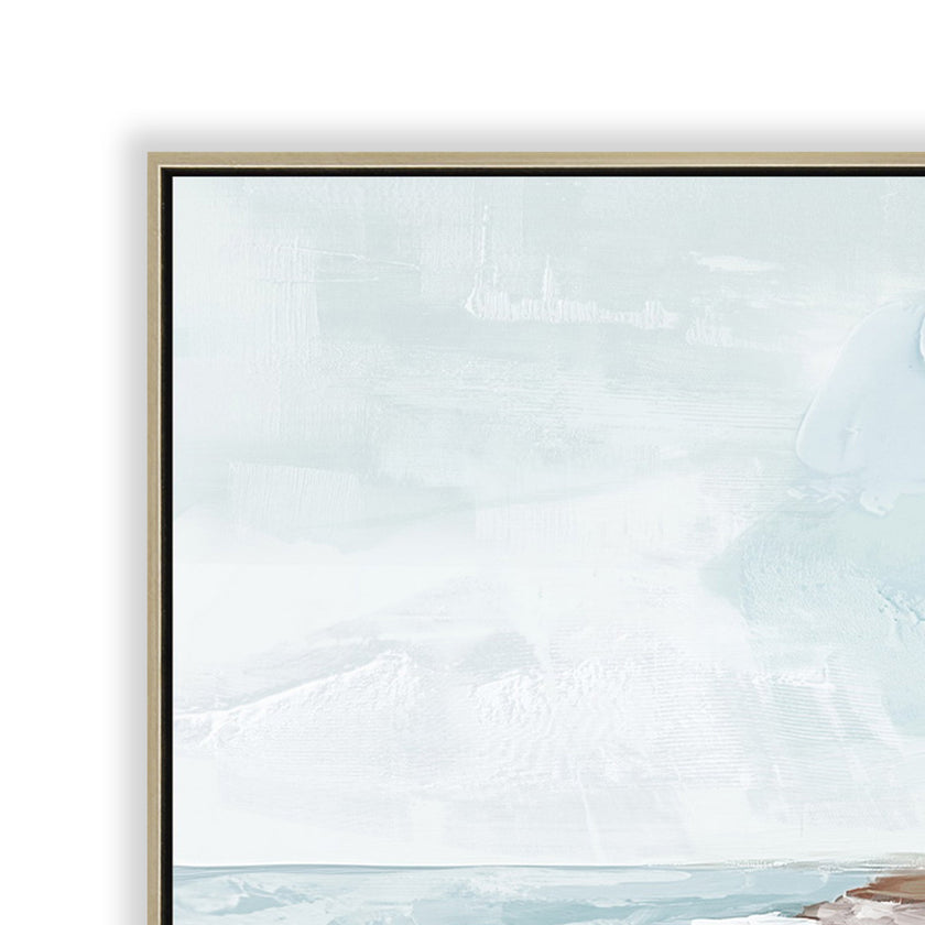 CAR12241-CLO 80 x 120cm Framed Canvas - Natural