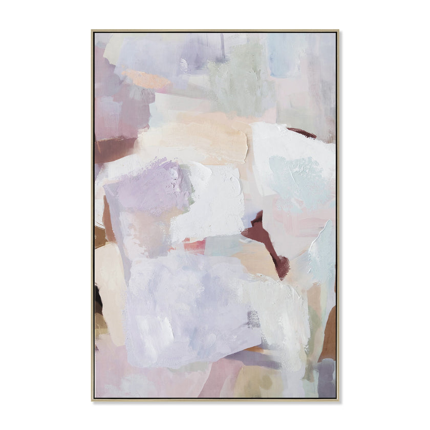 CAR12246-CLO 90 x 140cm Framed Canvas - Natural