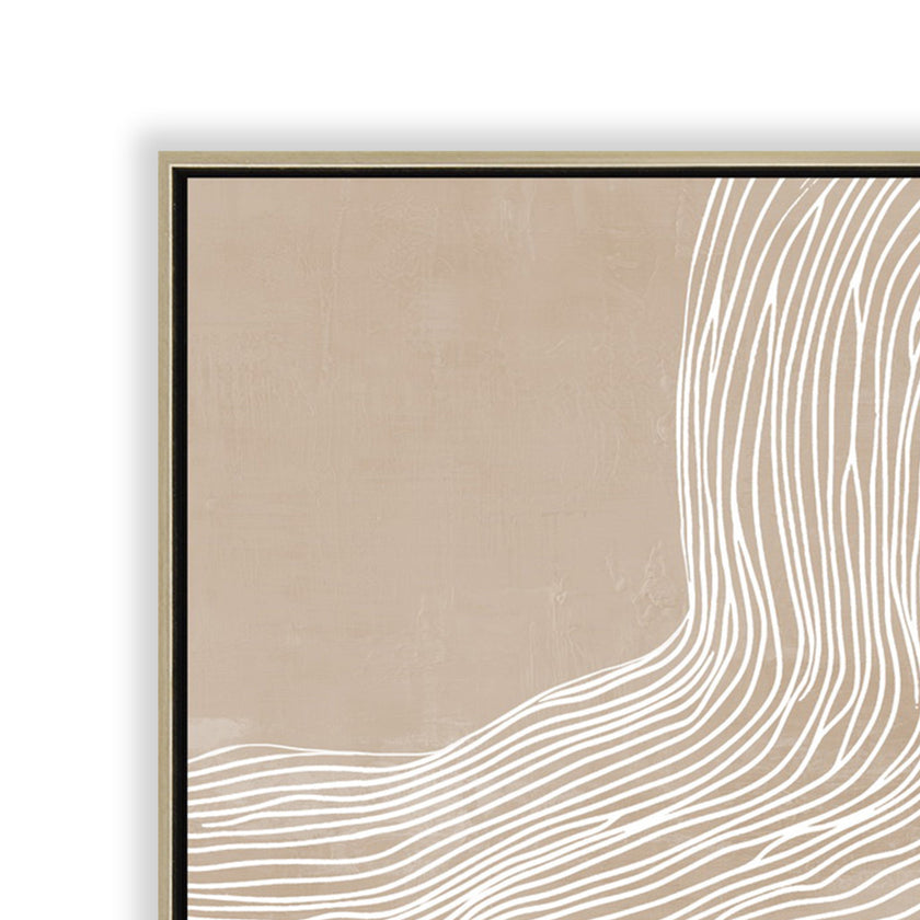 CAR12251-CLO 80 x 120cm Framed Canvas - Natural