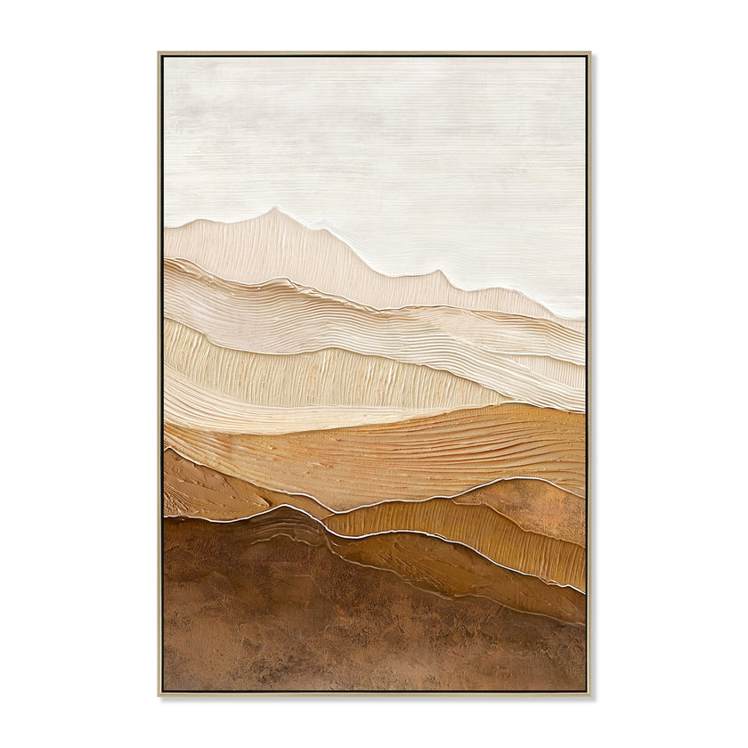 CAR12255-CLO 80 x 120cm Framed Canvas - Natural