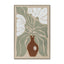 CAR12309-CLO 60 x 90cm Framed Canvas - Light Natural