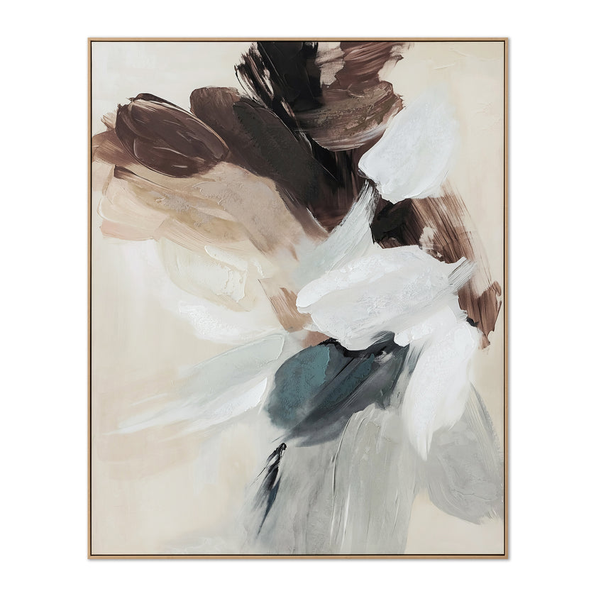 CAR12732-CLO 150 x 120cm Framed Canvas - Natural