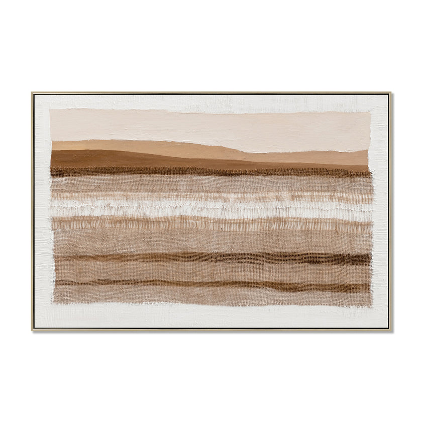 CAR12837-CLO 120 x 80cm Framed Canvas - Natural
